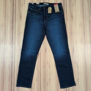 Levi's Women's High-Rise Slim Straight 724 Jeans Hypersoft Denim Indigo 34x31